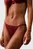 Женские бордовые трусики HIGH LEG TANGA