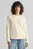 Женский белый свитшот REG TONAL SHIELD C-NECK