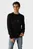 Чоловічий чорний светр CHENILLE MONOLOGO SWEATER