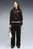 Женский черный спортивный костюм (свитшот, брюки) Loungewear Fleece Tracksuit Women
