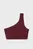 Женский бордовый топ PUMA SHAPE Asymmetrical Bra Women