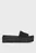 Женские черные слайдеры FLATFORM SANDAL MONOGRAM