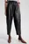 Жіночі чорні шкіряні брюки LEATHER JOGGER