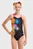 Детский черный купальник с узором DOTS SWIMSUIT SWIM PRO BACK