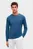 Мужской синий лонгслив STRETCH SLIM