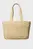 Жіночий бежевий шопер BOLD RAFFIA MEDIUM