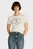 Женская белая футболка TJW SLIM CREST NYC RINGER