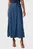 Жіноча темно-синя джинсова спідниця Denim wrap skirt