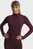 Женская бордовая спортивная кофта UA ColdGear Novelty 1/2 Zip