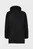 Мужская черная парка ZIP HOOD FEEL WARM