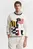 Мужской белый свитер FLAG INTARSIA COTTON C-NECK