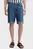 Мужские синие джинсовые шорты slim fit