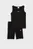 Дитячий чорний комплект одягу (майка, велосипедки) Essentials Elevated Rib Tank and Short Leggings Set Youth