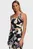 Женский черный топ с узором Meridian Fitted CropTankPrnt