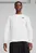 Чоловічий білий лонгслів Essentials No. 1 Logo Long Sleeve Tee Men