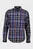 Чоловіча темно-синя картата сорочка REG CLASSIC POPLIN CHECK