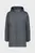 Чоловіча сіра парка ZIP HOOD FEEL WARM
