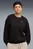 Жіночий чорний світшот Essentials Elevated Crew Neck Sweatshirt Women