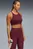 Жіночий бордовий топ SHAPELUXE High Neck Bra Women