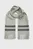 Чоловічий сірий вовняний шарф MERINO WOOL STRIPED WOVEN SCARF