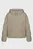 Женская светло-серая куртка LOGO SHORT HOODED PUFFER