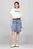 Женская синяя джинсовая юбка DNM A-LINE SKIRT HW MEL