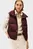 Женский бордовый жилет REG VEST