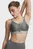 Жіночий сірий топ UA Infinity High Zip 2.0 Bra