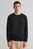 Чоловічий чорний світшот REG SHIELD C-NECK SWEAT