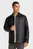 Чоловіча чорна сорочка FAUX LEATHER SHIRT