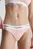 Женские розовые трусики THONG