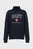 Мужской темно-синий свитер GANT GRAPHIC TURTLENECK