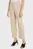 Жіночі бежеві брюки LINEN BLEND SLIM STRAIGHT