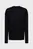 Чоловічий чорний вовняний джемпер MERINO MINI MOCK NECK