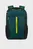 Темно-зелений рюкзак ECODIVER DARK TEAL/LIME
