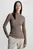 Жіночий коричневий гольф SENSUAL ICONIC RIB SWEATER
