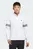 Мужской белый лонгслив Adi 3-Stripes Half-Zip
