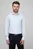 Мужская рубашка с узором SLIM FIT