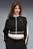 Жіноча чорна спортивна кофта T7 Cropped Track Jacket Women