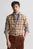 Мужская  бежевая рубашка в клетку REG JASPE FLANNEL PLAID