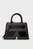 Женская черная сумка IKON K TOP HANDLE LEATHER