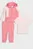 Дитячий рожевий спортивний костюм (кофта, футболка, штани) Minicats 3-Piece Set Toddlers