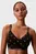 Жіночий чорний бюстгальтер з візерунком LGHTLY LINED BRALETTE