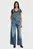 Женский синий джинсовый комбинезон Dungaree