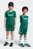 Детский зеленый комплект одежды (футболка, шорты) ADIDAS DISNEY SHORT JERSEY SET