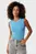 Жіночий блакитний топ LILY Classic ajour tanktop