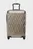 Серебристый чемодан 55 см LITE