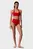Жіночі червоні моделюючі трусики від купальника BIKINI