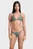 Женский зеленый купальник с узором LOSANGE BIKINI TRIANGLE
