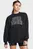 Женский черный свитшот UA Icon HWT Terry OS Crew
